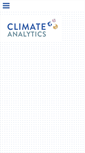 Mobile Screenshot of climateanalytics.org
